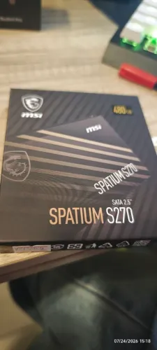 Ssd nvme msi spatium s270 480gb