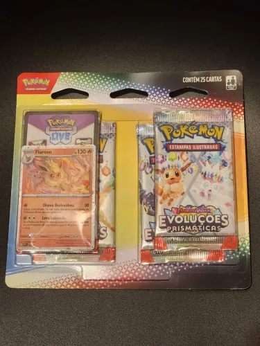Kit Blister Quádruplo Pokémon Evoluções Prismáticas EV8.5 Copag