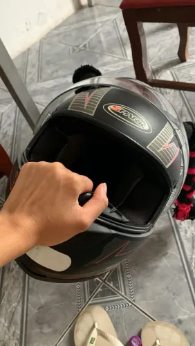 Capacete spark ebf N°58 feminino com tranças