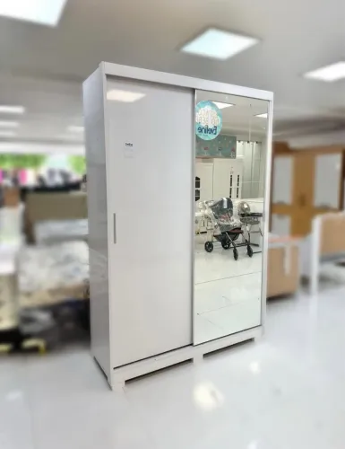 Guarda Roupa Riva MDF com espelho - Promoção