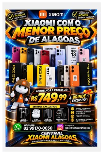 Xiaomi Poco X8 Pro Max 5G, Poco X7 Pro 5G, Redmi Note 15 Pro 5G e Diversos Modelos 