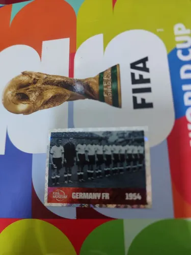 Figurinha da copa Panini seleção da Alemanha 1954 número 11