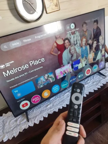 TV Smart TCL LED 4k 55polegadas semi nova por apenas 1300
