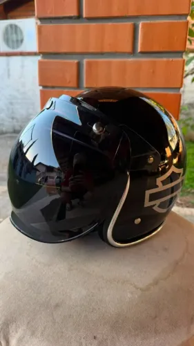 Capacete Harley-Davidson Old School Personalizado - Pintura Artesanal | Tam. 58 | R$ 990,0