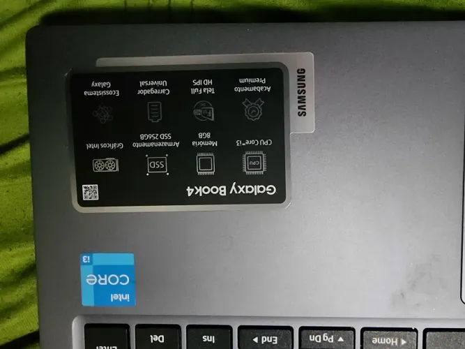 Notebook Samsung galaxy book 4