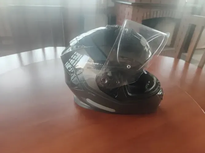Capacete LS2 - Storm - FF800 - First - Preto/Cinza(Com viseira solar)