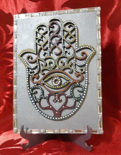 quadro mão de fátima- hamsá