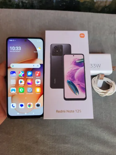 Xiaomi note 12s 256 gb 8 ramtodo original aceito trocas