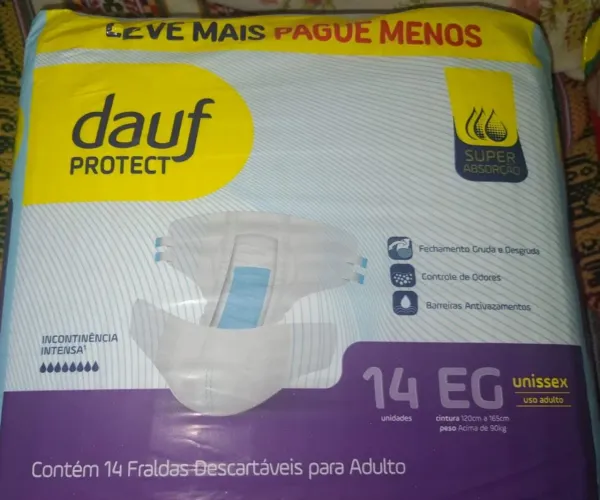 6 unidades Fraldas Geriátricas - R$ 50,00 a unidade - Aceita propostas