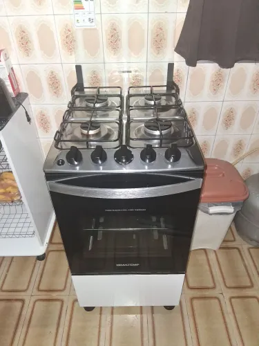 FOGÃO 4 BOCAS AUTOMÁTICO BRASTEMP