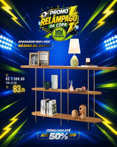 APARADOR 100% MDF.