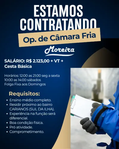 Operador de Câmara Fria