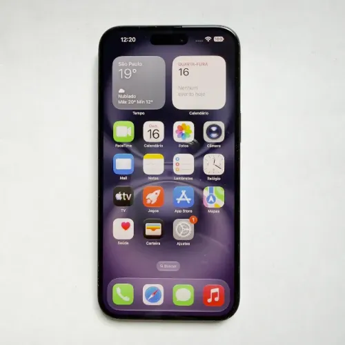 iPhone 16 Plus, chip/eSIM, bateria 100%