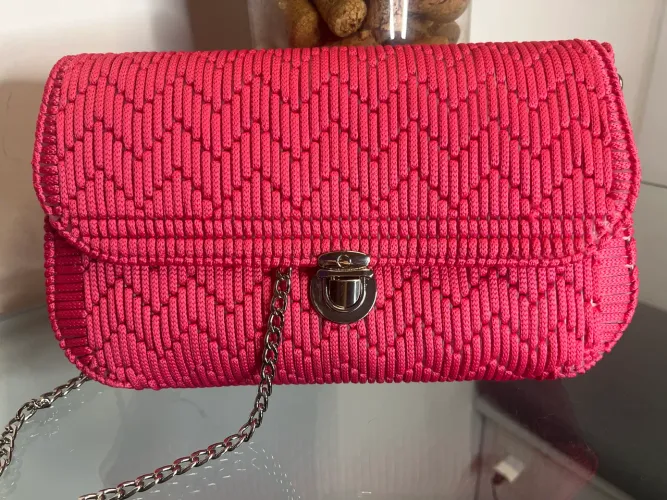 Bolsa de tel em Tricô 