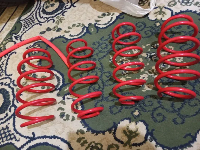 Molas esportivas RED COIL Compatível com Ford Ka e New fiesta 