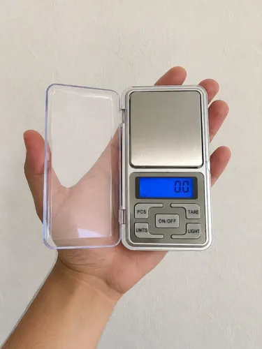 Mini Balança Digital de Precisão Portátil 500g