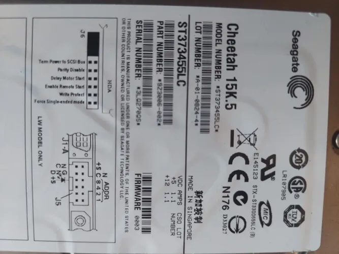 HD SCSI SEAGATE 15.5K