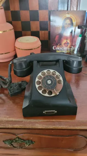 Telefone antigo de baquelite - Ericsson,