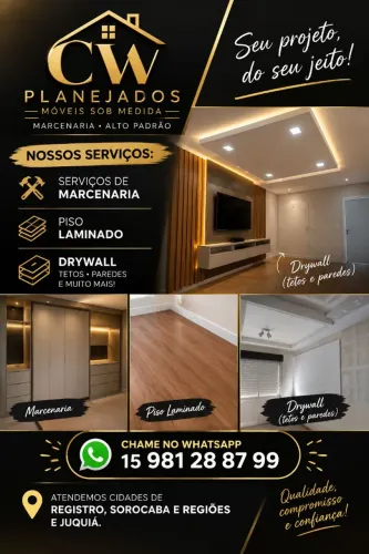 Solda,piso laminado, Marcenaria