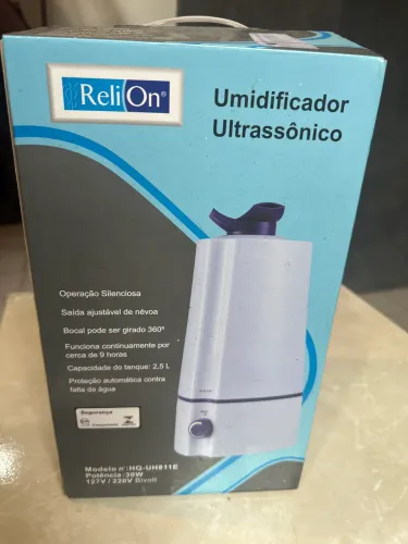 Umidificador Ultrassônico Reli On