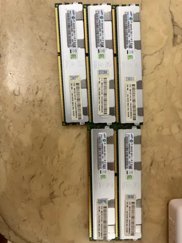 Kit 80GB Memória DDR3 16GB ECC REG IBM Samsung PC3L-8500R 5x