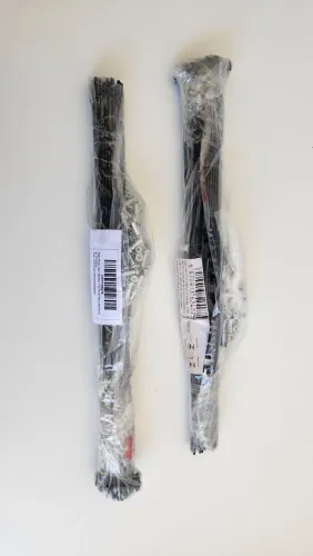 Kit 72 Raios Pretos 285mm x 2.0mm para Bike Aro 29 / 700