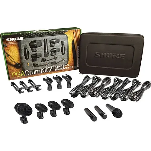 MICROFONE SHURE PGADRUM7 KIT7 PCS