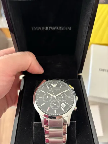 Relógio Emporio Armani AR2434 Cronógrafo Original + Caixa - ORIGINAL