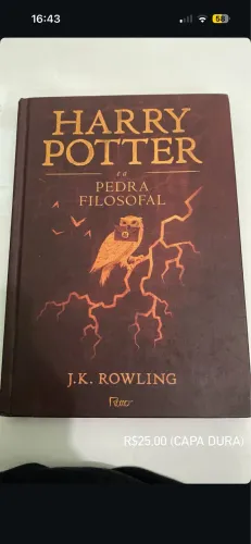 Livro Harry Potter e a Pedra Filosofal
