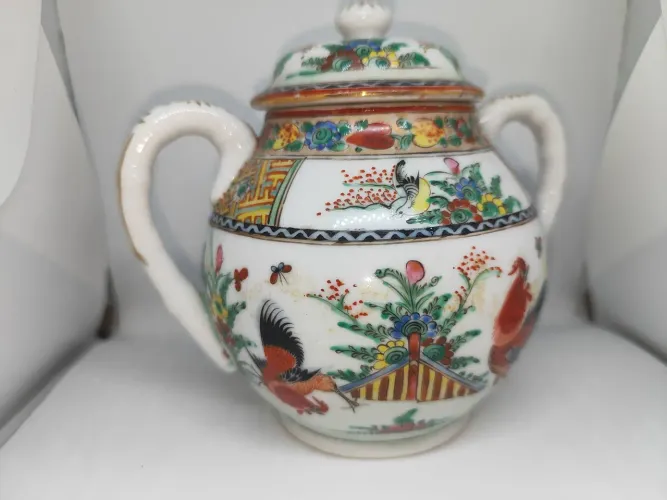 Açucareiro chinês Vintage