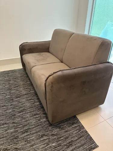 Sofá Compacto 2 Lugares Novo