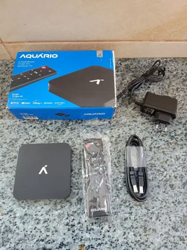 Vendo Smart TV Box 4K Aquário STV-3000, novo na caixa, comprei e não usei.
