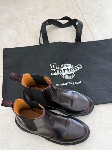 Dr. Martens Flora Smooth Leather Chelsea Boots ? roxa escura