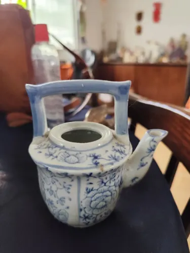 Conjunto porcelanas azul chinesas