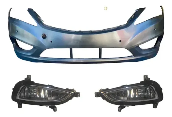 Kit Parachoque E Farol De Milha Azera 2012 2013 2014 Novo