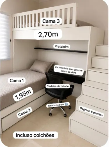 Lindo Conjunto de Quarto