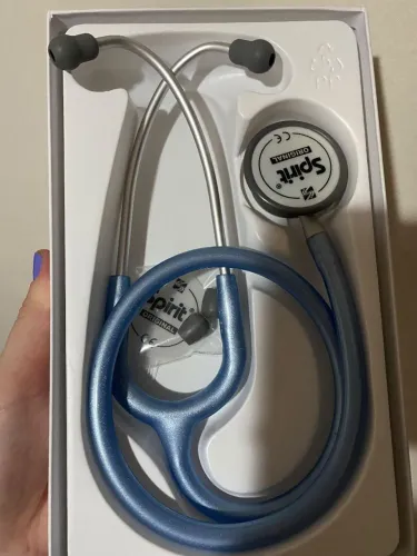 Estetoscópio Spirit MD Pro-Lite Adulto Azul Perolizado