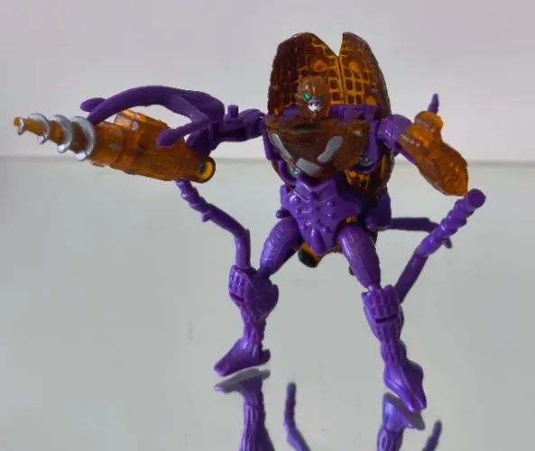 Figure Transformers Beast Wars - Predacon Drill Bit, completo e original Hasbro, BW