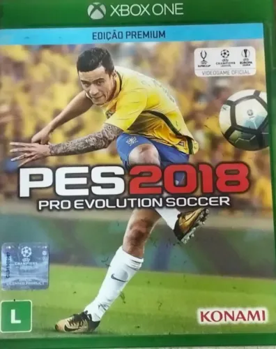 Vendo jogo de xbox pes 2018