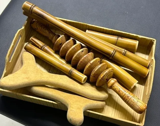 Kit bambu de massagem