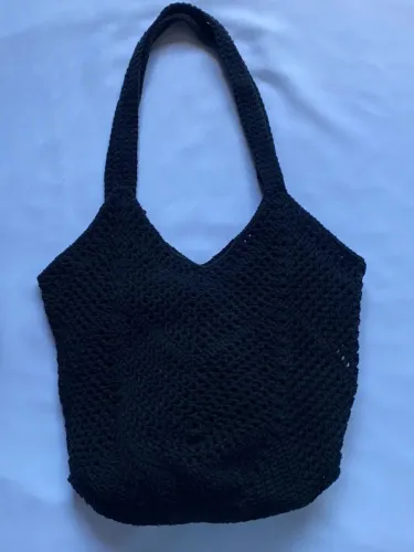 Bolsa de crochê dia a dia