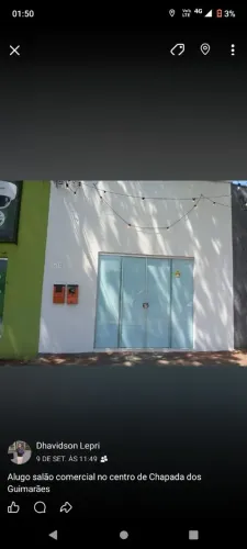 Sala comercial 25m centro de chapada estudo proposta