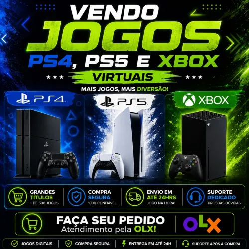 Jogos Virtuais para PS4, PS5 e Xbox | Compra Segura