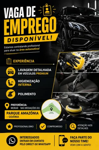 Vaga auxiliar de limpeza