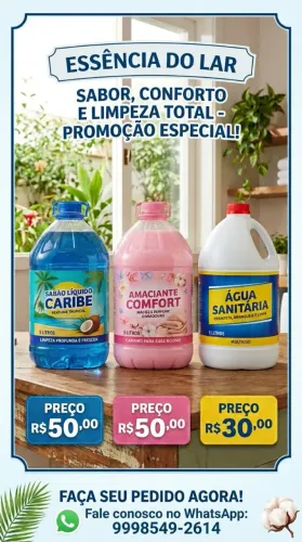 Vendo sabão a prazo, fazemos entrega