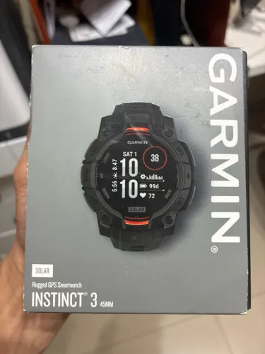 Garmin Instinct 3 Solar 45mm - Desempenho e Resistência Extrema