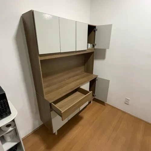 Armario Cozinha 4 Portas + Gaveta Semi Novo