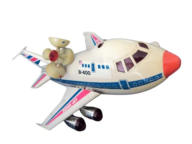 Antigo Brinquedo Avião Super Jet B-400