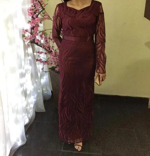 Vestido Marsala
