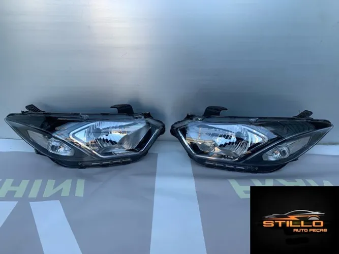 Par de faróis Ônix 2019 com led 